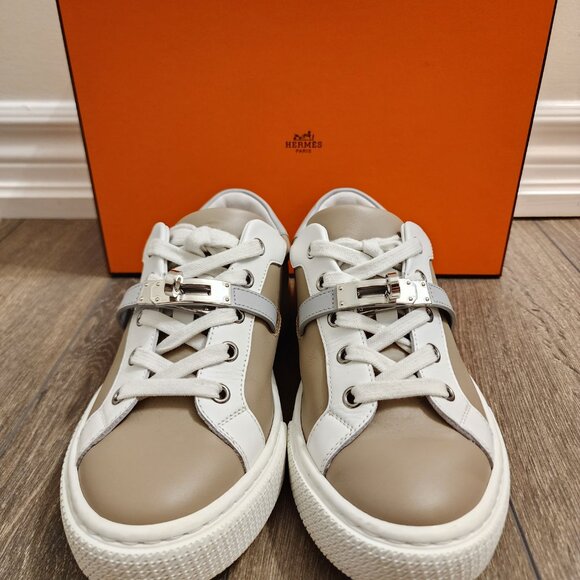 HERMES - Day Sneaker - Beige - Size 36 - Picture 3 of 6